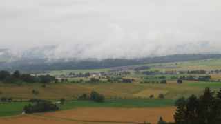 Blick äber die Baar, schlechtes Wetter